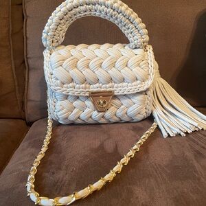 Hand crocheted Handbag